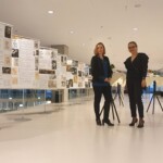 Alina Mazur (Instytut Polski w Wiedniu) oraz dr Anna Lipa, kuratorka wystawy (Muzeum Literatury w Warszawie)