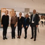 Prof. Eva Hausbacher (Wydział Slawistyki, Uniwersytet w Salzburgu), Elżbieta Tabaka, dr Anna Lipa, Alina Mazur oraz prof. Peter Deutschmann kierujący Wydziałem Slawistyki na Uniwersytecie w Salzburgu
