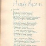 Fragment "Xięgi poezji idyllicznej", rękopis ze zbiorów Muzeum Literatury