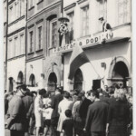 „Panorama Popiołów”. Wystawa w Muzeum Literatury, 6 IX – 24 X 1965 r. Scenariusz: Adam Mauersberger; oprac. plast. Tadeusz Babicz