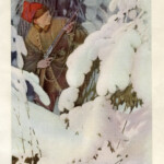Popioły, T.1, 1928, akwarela Michała Borucińskiego