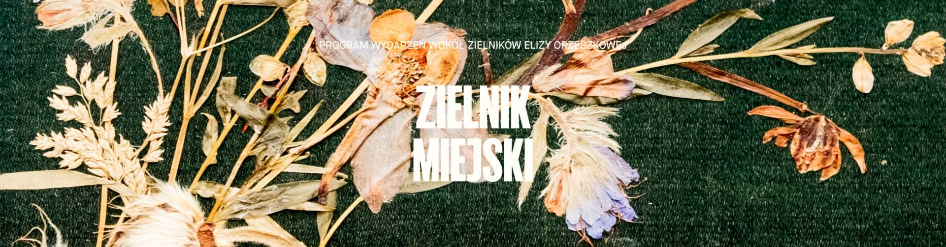 zdjęcie: na zielonym jedwabnym suknie kompozycja z suszonych kwiatów autorstwa Elizy Orzeszkowej